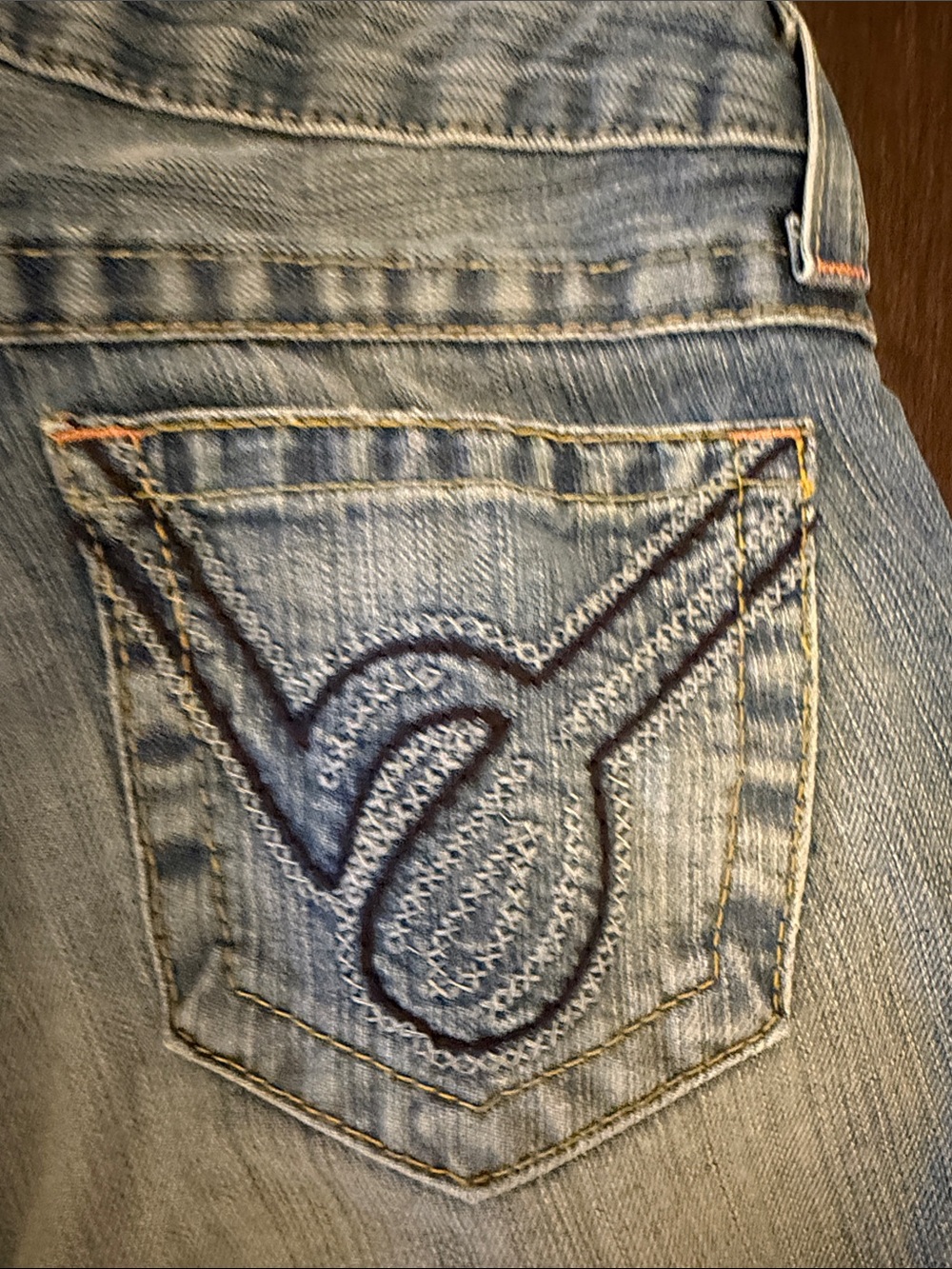 Vintage Y2K Bebe Distressed Kayla Bootcut Jeans with Embroidered Back Pockets - Picture 2 of 13